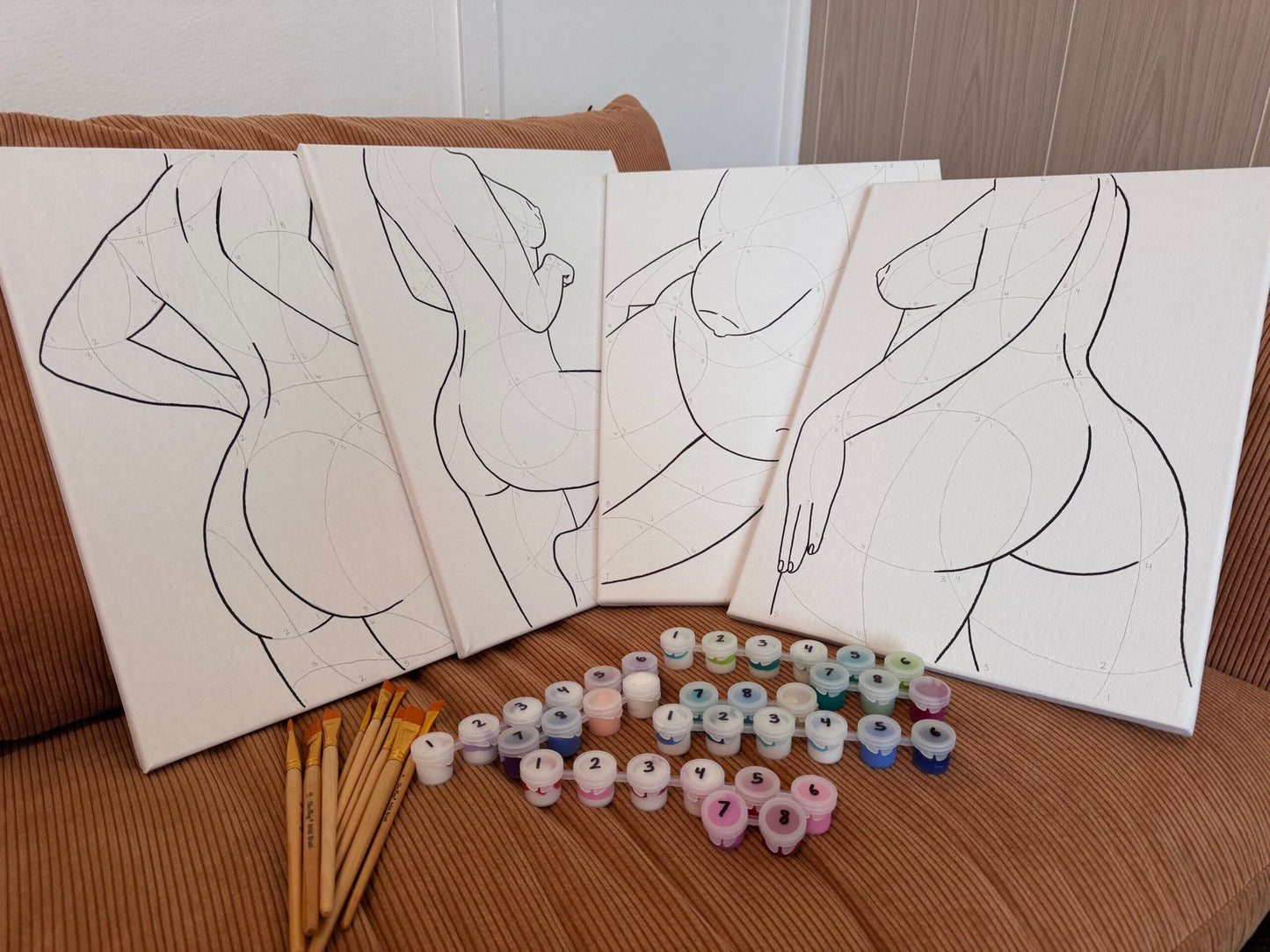 Custom Paint By Numbers Kit | Paint Your Peach