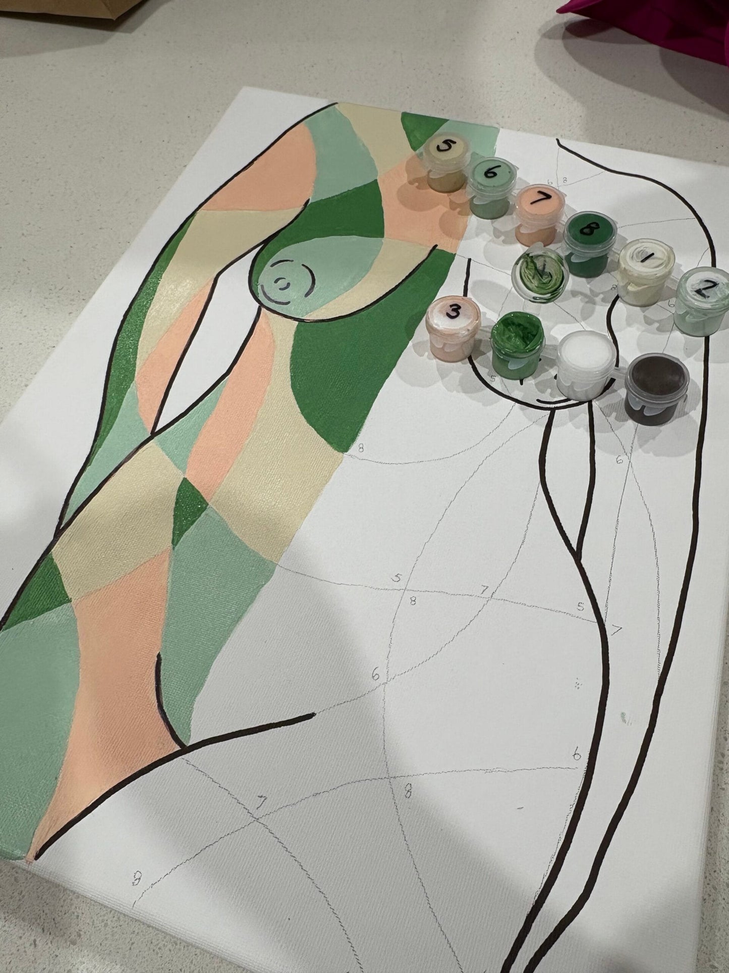 Custom Paint By Numbers Kit | Paint Your Peach