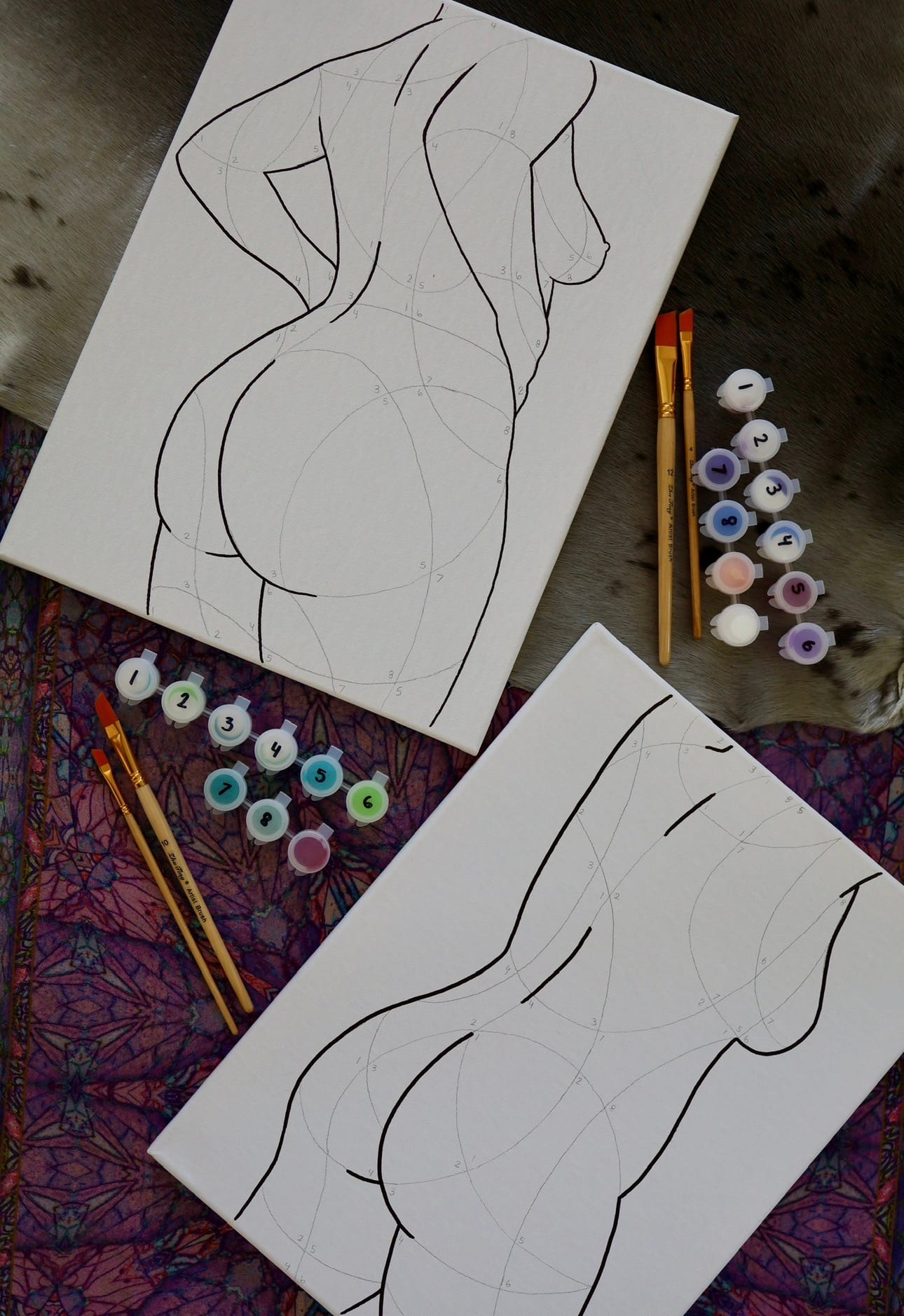 Custom Paint By Numbers Kit | Paint Your Peach